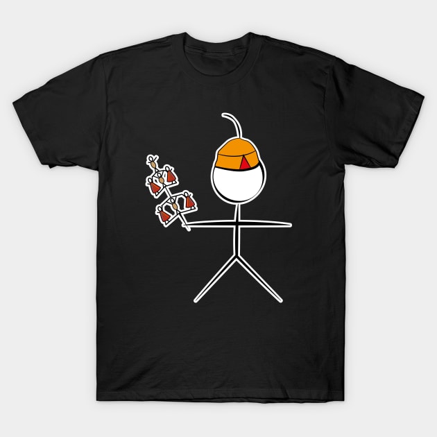 Madeira Island Young Boy Stick Figure inspired by Folklore T-Shirt by Donaby